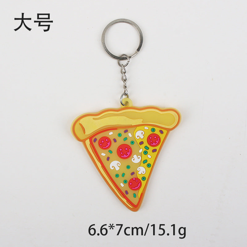 Wholesale Creative French Fries Burger Simulation Food Keychain